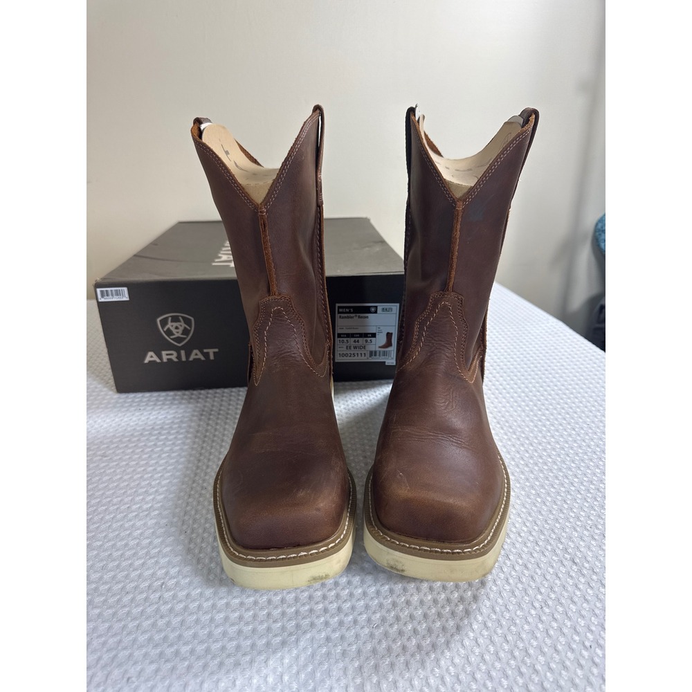Ariat Boots Mens 10.5 EE Rambler Recon Brown 10025111 EUC Used Once